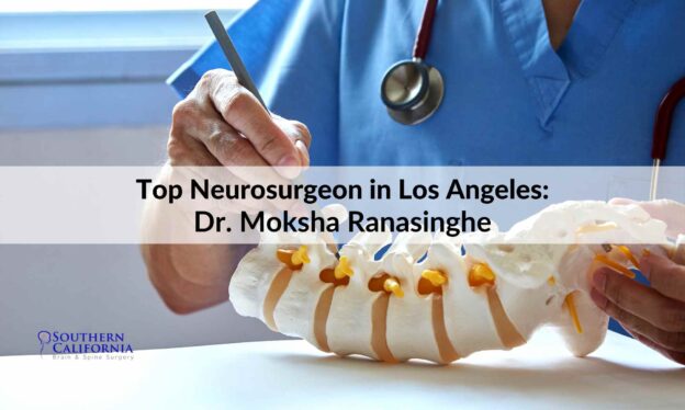 Neurosurgeon with a spine
