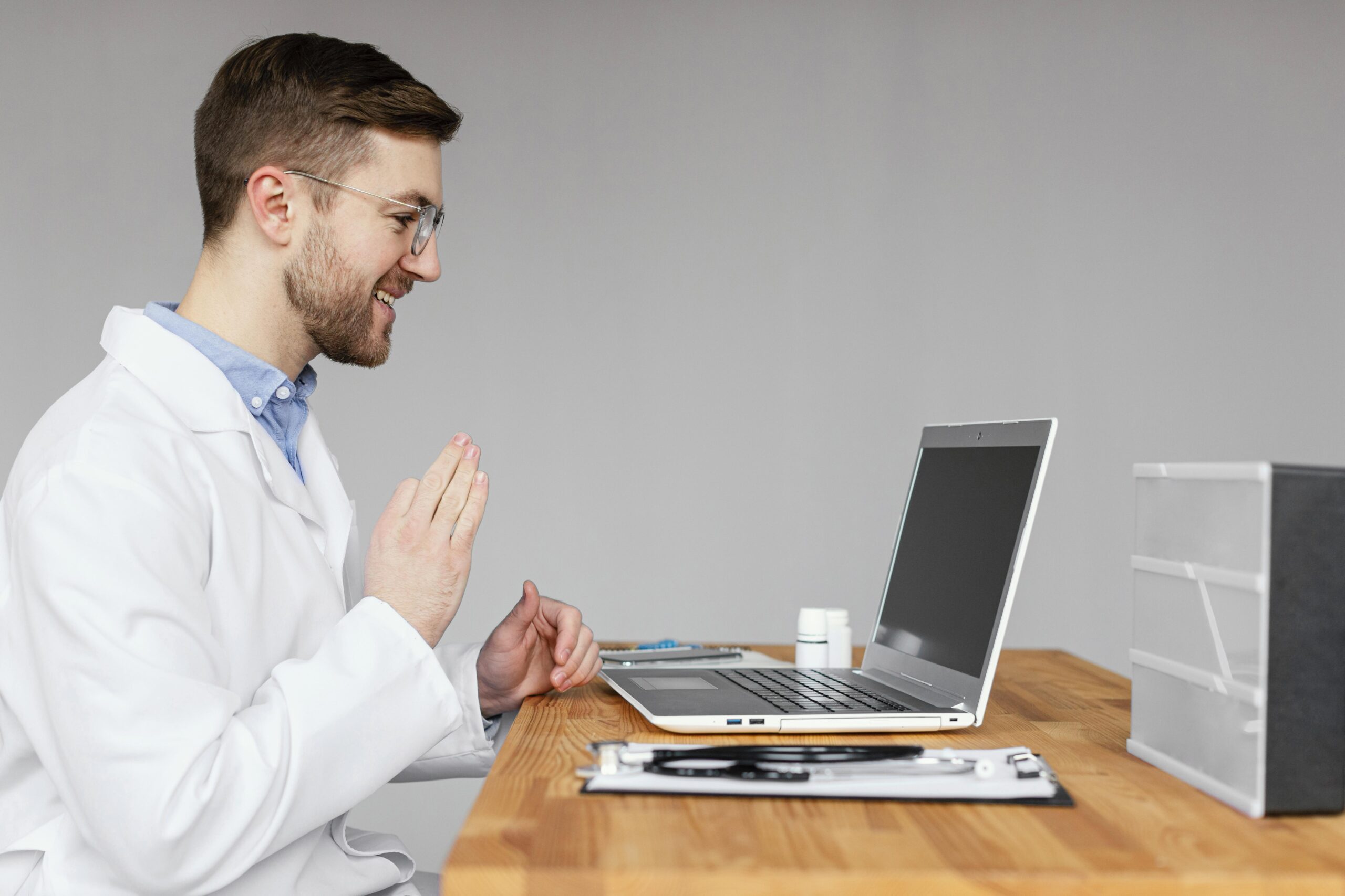 Patient consulting a spine surgeon in California for a second opinion on spine surgery.