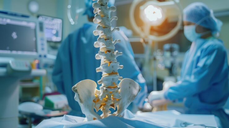 Board certified spinal surgery specialists using advanced imaging technology for spine diagnosis.